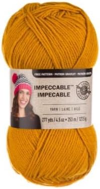 Loops & Threads Impeccable Yarn 4.5 oz Gold (3-Pack)......