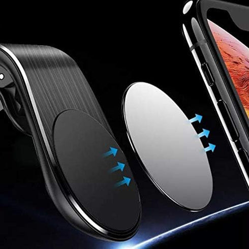 BoxWave Car Mount Compatible with Samsung Galaxy A51 5G - MagnetoMount Clip, Metal Car Air Vent Strong Magnet Mount - Jet Black...