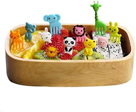 Tegg Food Pick 30PCS Cute Animal Bento Decoration Food Picks Forks Skewer For Lunch Box Mini Cartoon Toothpick...