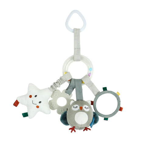vocheer Car Seat Accessories for Babies Hanging Rattle Toys Soft Plush Activity Crib Stroller Car Seat Wind Chimes for 0 3 6 9 12 Months Infant...