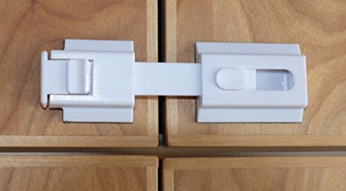 The Guardian Refrigerator Lock for Any Home Appliance, Used for Infants, Special Needs Children and Dementia Patients (Black) - One Lock...