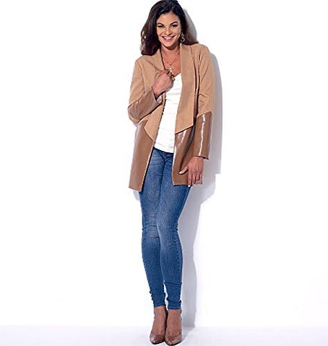 McCall's Patterns M7332 Misses' Open Front Vest & Jackets, ZZ (Large-X-Large-XX-Large)...