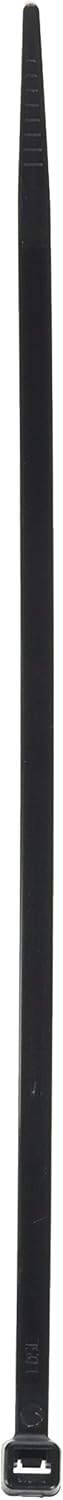 Pro Tie Standard Duty, Self-Locking UV Nylon Cable Wire Ties for Indoor and Outdoor Use | 8-Inch, 50 lbs. Tensile Strength, UV Black Nylon, 100-Pa...