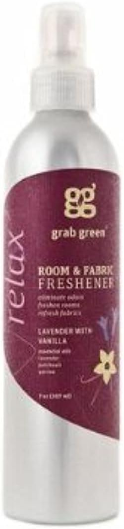 Grab Green Room and Fabric Freshener, Lavender with Vanilla, 7 Ounce...
