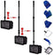6 in 1 Multi-Function Aquarium/Fish Tank Cleaning Tool, Algae Scraper, Small & Large Fish Net, Sponge, Plant Fork, Gravel Rake for Long Deep Fish ...