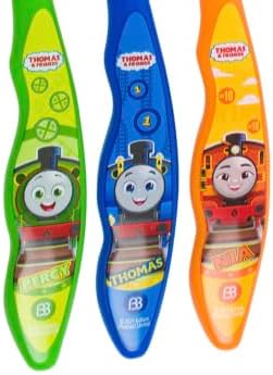 Brush Buddies Thomas & Friends Toothbrush for Kids, Toddler Toothbrushes, Children's Toothbrushes, Soft Bristle Toothbrushes for Kids, 3PK...