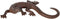 Esschert Design Lizard Wall Decoration, 7.137 by 4.017 by 1.209-Inch...