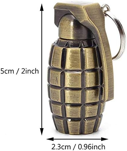 Matchstick Fire Starter - Flint Match Lighter Key Rings, Best Gift Ideas and BBQ Camping Emergency Survival Gear for Men Women, Gold...