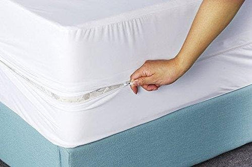 Evolon Allergy Euro Square Pillow Protector | Zippered Encasement | Sleep Safe Zipper Cover 65 cm x 65 cm...
