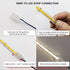 2-Pin 8mm COB LED Strip to Wire Connector Unwired Clips Solderless Adapter Terminal Extension Connection for High Density LED Strip Lights 12V 24V...