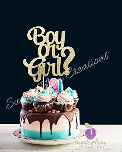 Boy or Girl Cake Topper...