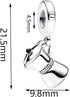 Moka Pot Dangle Charm Fit Women Bracelet Necklaces Fashion Gifts 925 Sterling Silver DIY Jewelry...