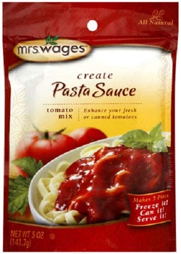 Mrs. Wages 5 Oz, Pasta Sauce Mix Seasoning - Quantity 8...