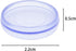 24Pcs NUZAMAS Plastic Round Mini Discs Binding Ring Book Binding Discbound Expansion Discs Binder Rings Mushroom Hole Loose Leaf Ring for DIY Note...