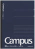 KOKUYO Campus Pre-Dotted Notebook, A5-dotted 6 mm Rule - 30 Lines X 50 Sheets - 100 Pages, Pack of 5 Dark Blue...