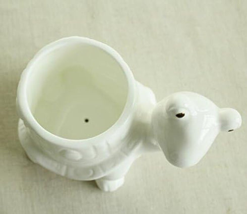 Cute Animal Succulent Planter Flower Pot Decor for Home Office Desk (Turtle)...