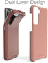 Crave Dual Guard for Galaxy S21 Case, Shockproof Protection Dual Layer Case for Samsung Galaxy S21, S21 5G (6.2 inch) - Blush...