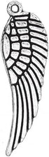 VIDRIO Pack of 80 Angel Wings Charms Pendants Silver Craft Supplies for Jewelry Making Tibetan Accessories for Bracelets Necklace DIY...
