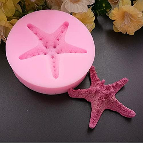 Starfish Shell Fondant Silicone Molds Cake Candy Cake Decoration Tools DIY Creative Chocolate Mold...