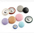 HongRun10PC Leather Covered Buttons with Shank Sew On for Leather Clother Dress Coat Jeans Sofa Decoration Carfts, 7/16 Inch, Gray...