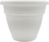 The HC Companies 10 Inch Caribbean Planter - Lightweight Indoor Outdoor Plastic Plant Pot for Herbs and Flowers, White...