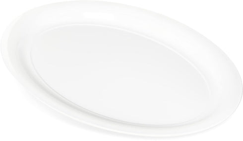Carlisle FoodService Products Displayware Plastic Catering Platter 21" x 15" White...
