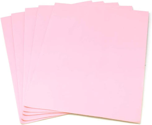 Homeford Plain EVA Foam Sheets, 9-Inch x 12-Inch, 5-Piece (Light Pink)...