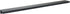 LC LICTOP Black Mount Finger Edge Pull Concealed Handle for Home Kitchen Door Drawer Cabinet 400mm/15.75" Length 320mm/12.6" Hole Distance 2Pcs...