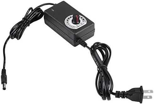 2-line Desktop AC to DC Power Adapter 3-12V 2A Motor Voltage Stepless Speed Regulator LED Dimmer Switch Controller...