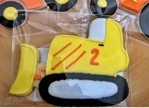 Construction Cookie Cutters 3-Pc. Set Made in USA by Ann Clark, Bulldozer, Dump Truck, Tractor...