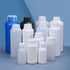 16.9 oz Plastic Reagent Bottle, Laboratory Grade High-Density Polyethylene Bottle, Wide Mouth with Screw Cap, Plastic Sample Bottles for Classroom...