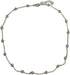 Dtja 5mm Ball Bead Necklace Stainless Steel Choker Pendant Necklaces for Women Girls Vintage Beaded Link Chain Adjustable Fashion Punk Simple Jewe...