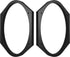 5x7" / 6x8" Speaker Spacers Depth Extender Extending Rings - 1/2" thick - 1 Pair - SSK68K - Stackable - Perfect For Framing Fiberglass Enclosures...