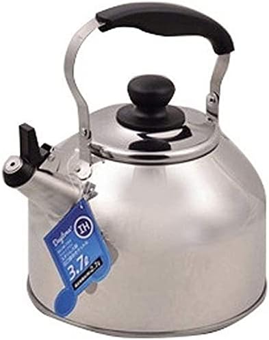 JapanBargain 1914, Tea Kettle Stainless Steel Whistling Water Coffee Tea Kettle Teapot Tea Pot for Stove Top IH Induction Ready Large Capacity Mir...