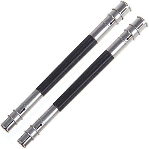2 Pcs Stainless Steel Dual Head Pencil Extender Holder Double-Headed Pencil Stationery Accessories for Stationery Practical Tool That Doesn't Wast...