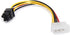 4-Pin Molex to 6-Pin PCI- Express PCIE Adapter Power Cables, 4-Pin Male to 6-Pin PCI- Express PCIE Female Graphics Card Power Adapter Cable (1Pack...