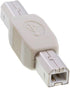Cmple - [10 Pack USB B to B Adapter USB 2.0 Male to Male Coupler Plug to Plug Connector Converter for Printer Scanner HDD External Hard Drive...