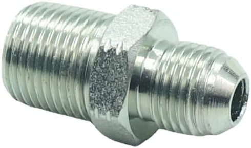 1 Piece Pipe Adapter 3/8" Male 37° Flare JIC x 3/8" Male NPT Plated Steel Hydraulic fitting...