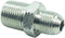 1 Piece Pipe Adapter 3/8" Male 37° Flare JIC x 3/8" Male NPT Plated Steel Hydraulic fitting...