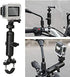 360° Rotating Sports Camera Bracket,Motorcycle Mount for Go Pro Hero10/9/8/max/7/6/5/4 Action Camera Moto Bike Handlebar Mount,U-Shaped Handlebar ...