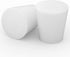 Silicone Rubber Stopper, (10-Pack, Size 4#) Tapered White Silicone Stoppers for Laboratory Sealing...