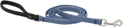 Small Dog Leash by Lupine ECO collection 1/2" wide Mountain Lake 4-foot long with Padded Handle...