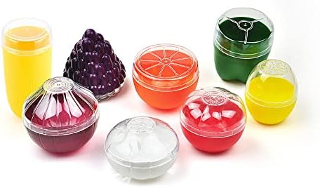 Orange Storage Containers, Reusable Grapefruit Keeper for Refrigerator, Individual Orange Saver Holder Organizer for Fridge to Keep Orange Fresh...