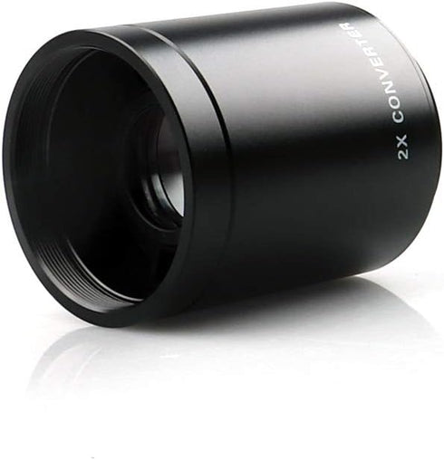 Lightdow 2X Teleconverter Magnification Lens Converter for T Mount 420-800mm 650-1300mm 500mm 800mm 900mm Mirror Telephoto Zoom Lenses...