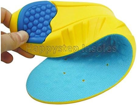 Happystep Memory Foam Sport Gel Shoe Insoles, Heel Cushioning and Shock Absorption (Size M: Men 6-8 or Women 7.5-9.5)...