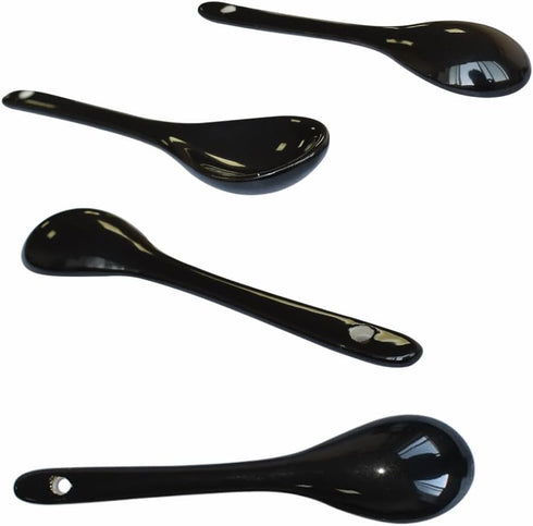 12 Color Porcelain Egg Spoons Ceramic Spoons 5 inch Coffee Dessert Yogurt Tea Milky Tea...