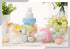 3.5 Inches Baby Bottle Shower Favor,Mini Plastic Candy Bottle,Baby Shower Supplies Boy Girl Newborn Baby Baptism Birthday Party Deco (2 Dozens, Pi...