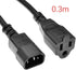 C14 to 5-15R Power Cord, IEC320 C14 to NEMA 5-15R Power Extension Cable Cord, PDU/UPS 18AWG Standard Computer Power Adapter Cord NEMA 5-15R to IEC...