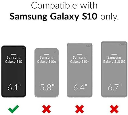 Crave Dual Guard Red Galaxy S10 Case - Shockproof, Dual Layer Protection for Samsung S10...