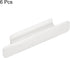 uxcell 6Pcs Self-Stick Handles, White Plastic Self-Adhesive Instant Drawer Handles Pulls for Bathroom, Closet, Wardrobe, Dresser, Window (110mm/4....